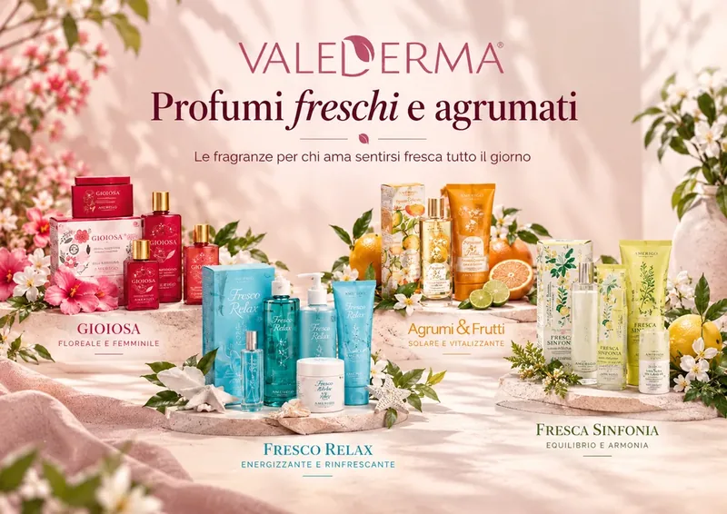 Profumi freschi e agrumati: le fragranze per chi ama sentirsi fresca tutto il giorno