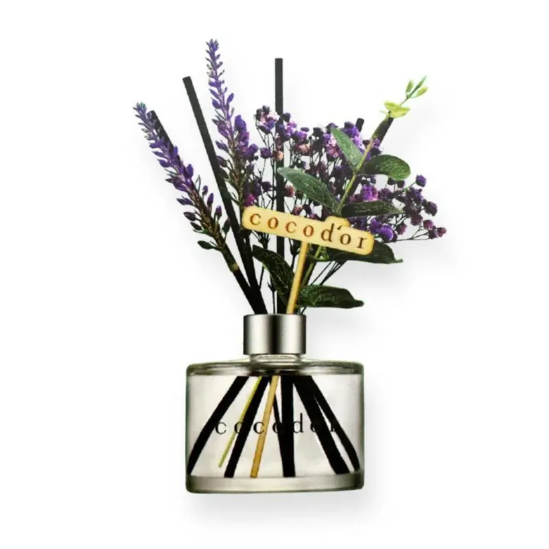 Flower Collection Diffusore a bastoncini Lavanda pure cotton
