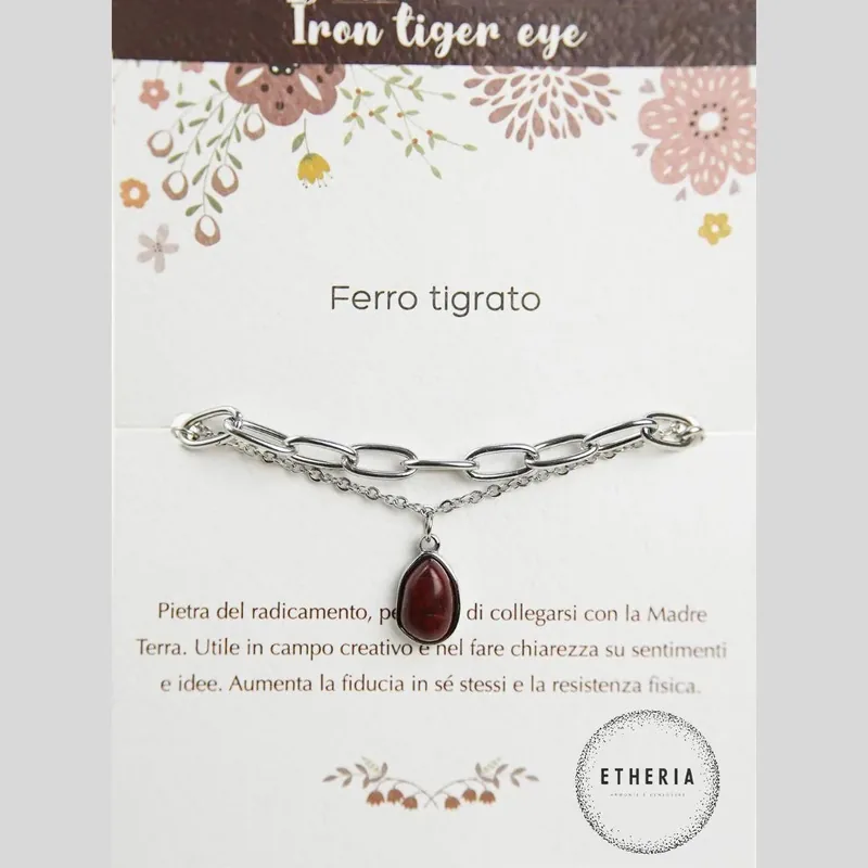 Pietre dell'Anima Bracciale Ferro Tigrato