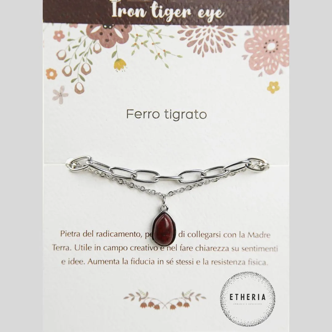 Pietre dell'Anima Bracciale Ferro Tigrato