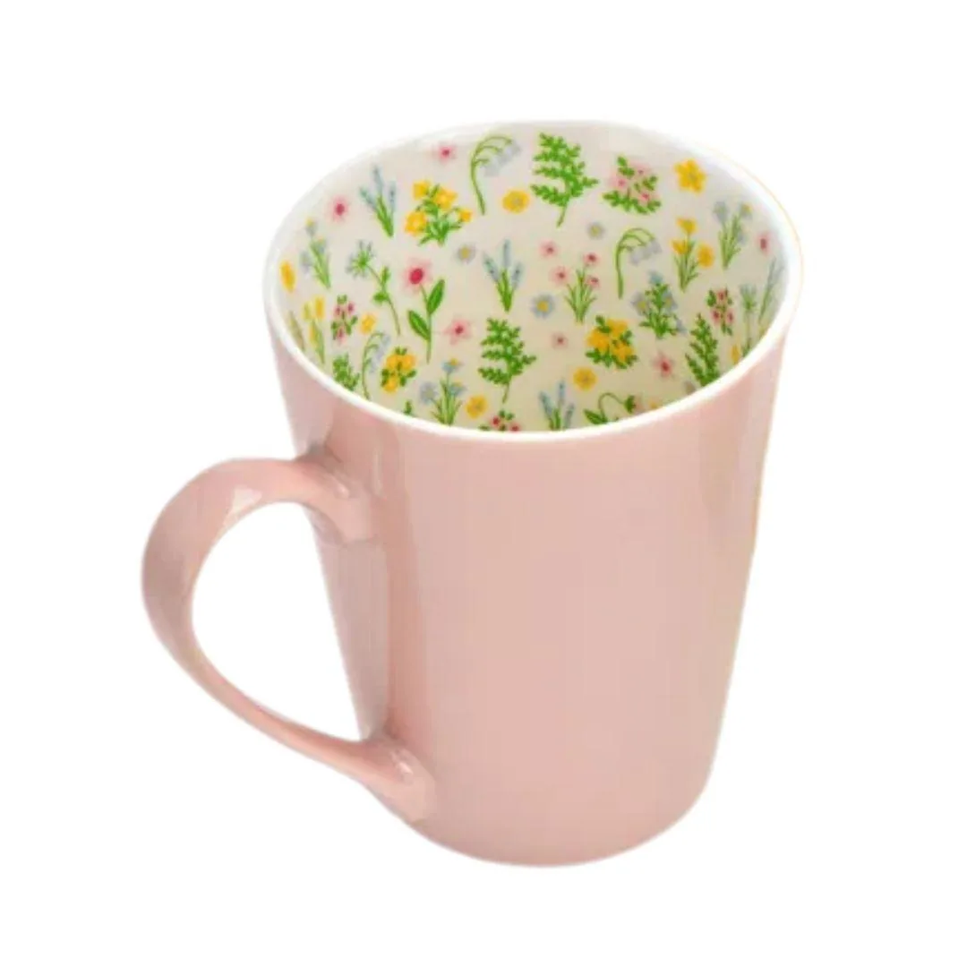 Tazza prato fiorito rosa 2