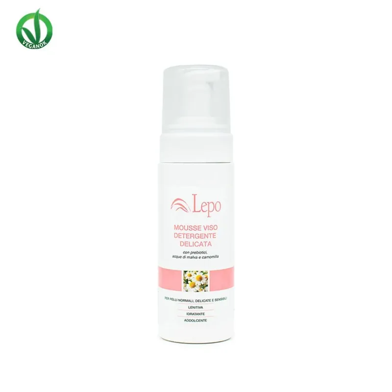 Mousse viso detergente delicata