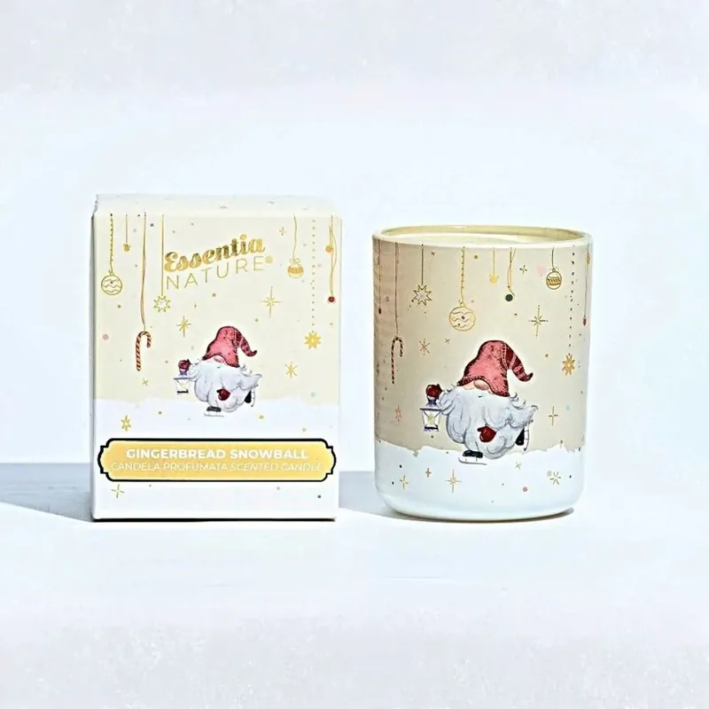 Gli Elfi di Essentia Candela Profumata Gingerbread Snowball