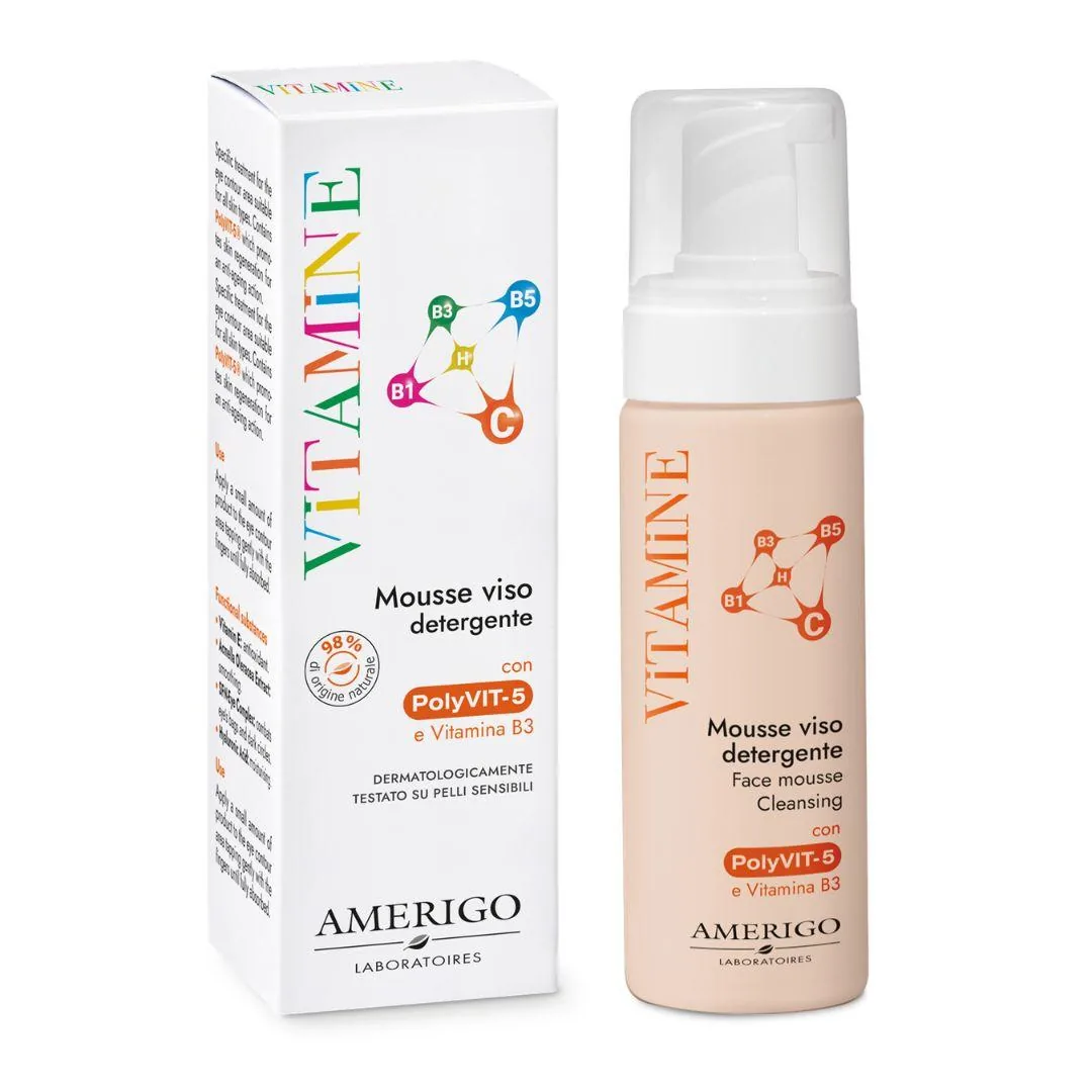 Vitamine mousse viso detergente