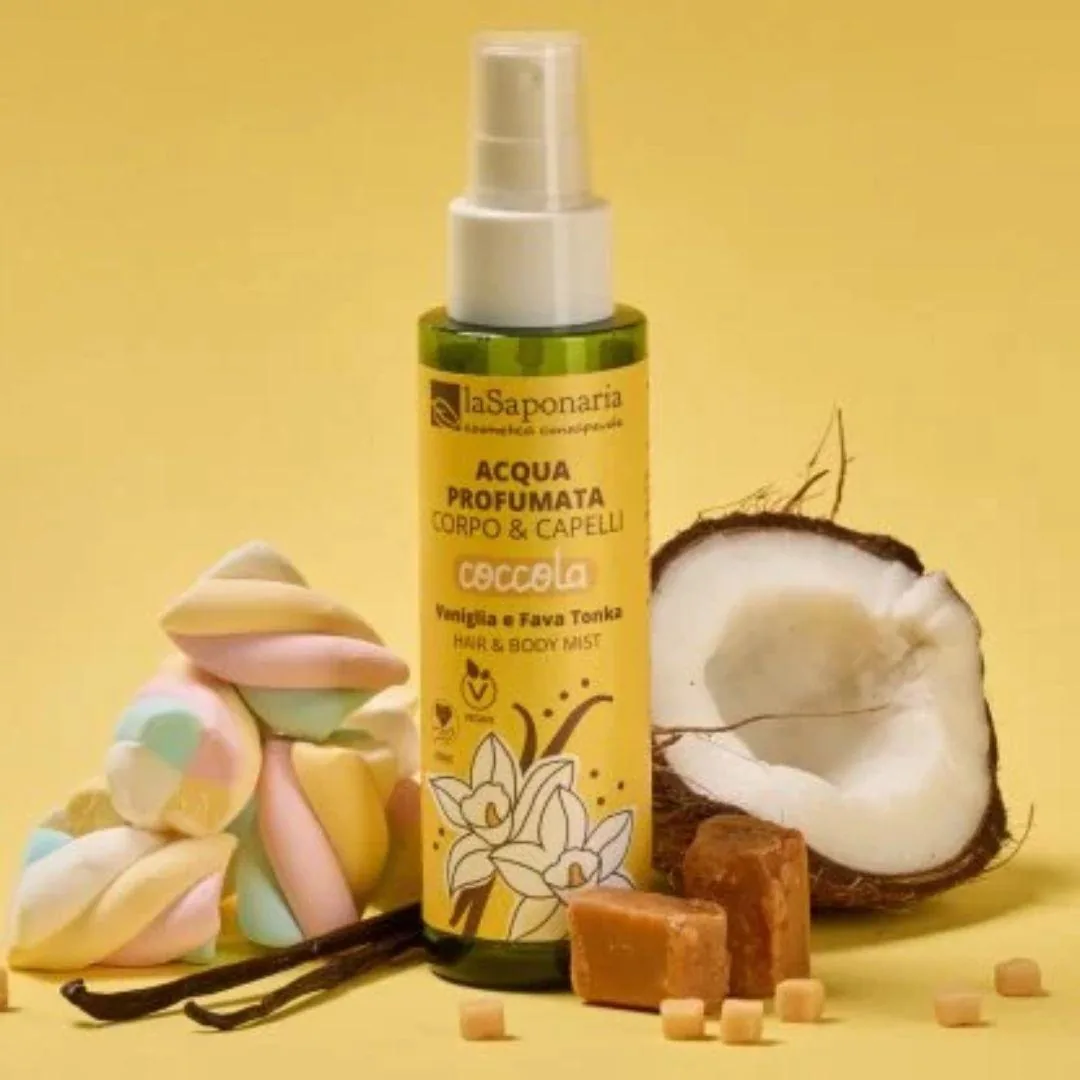 Acqua profumata corpo e capelli coccola 2