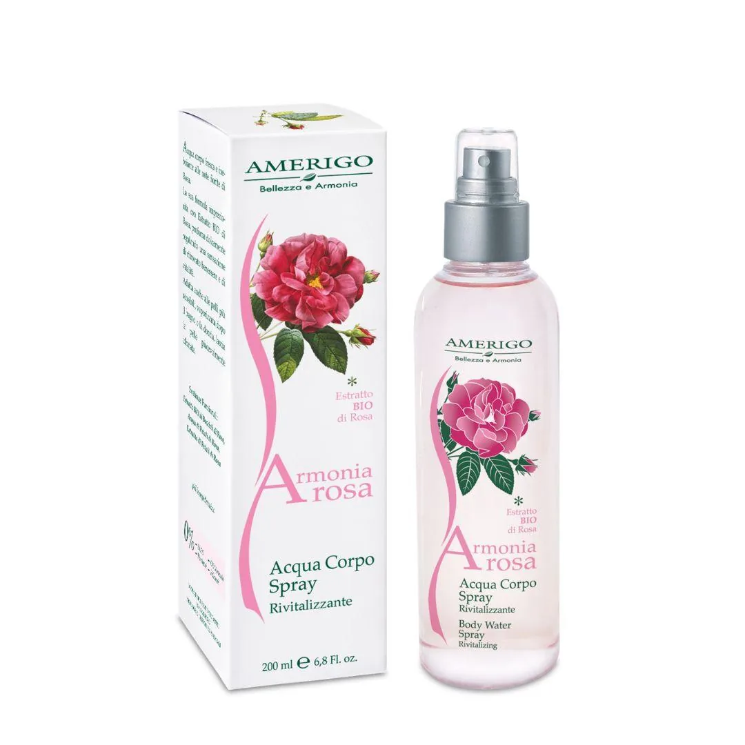Armonia Rosa acqua corpo spray