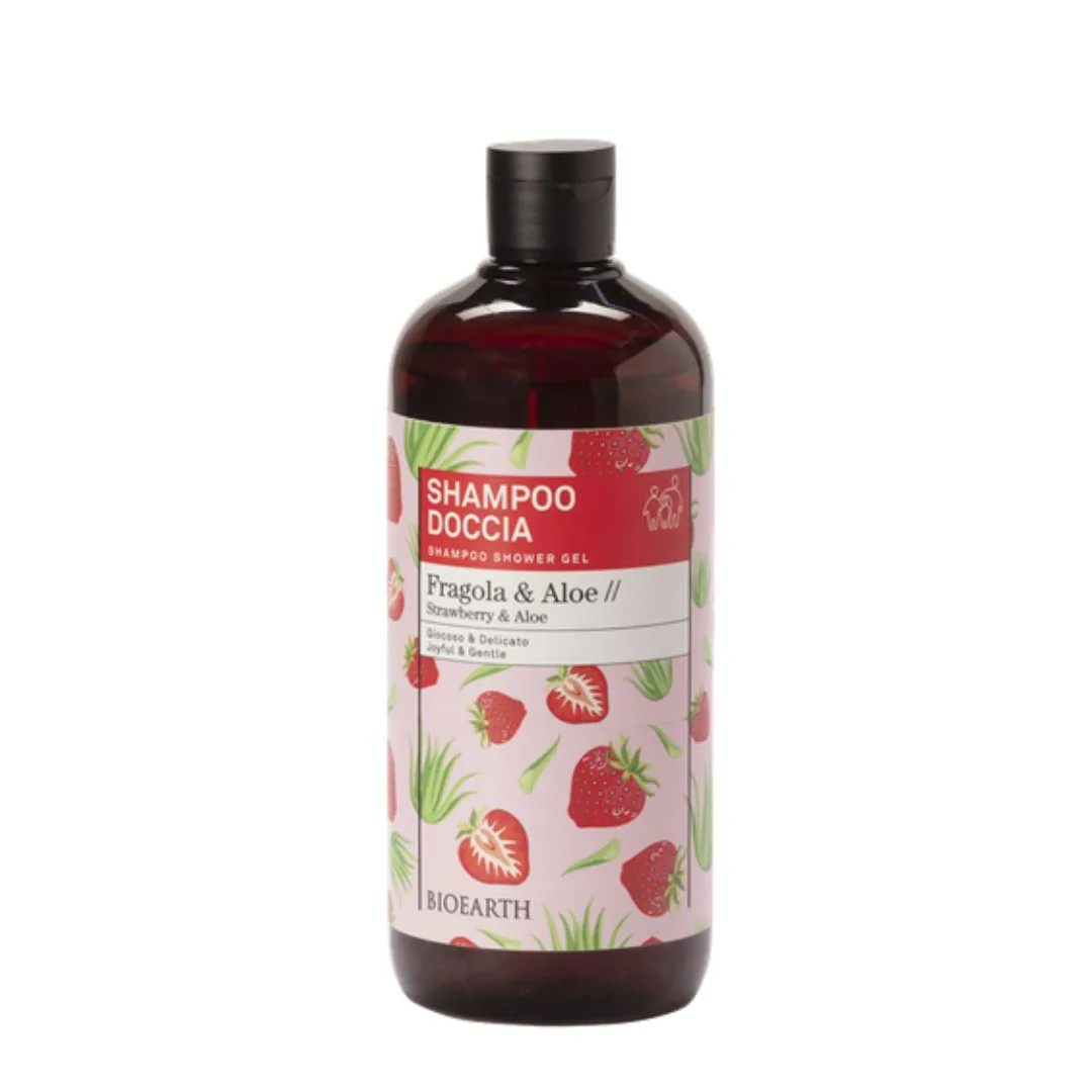 Family Shampoo Doccia Fragola e aloe