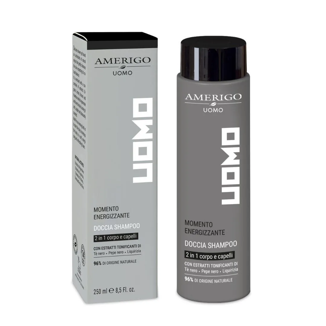 Uomo doccia shampoo