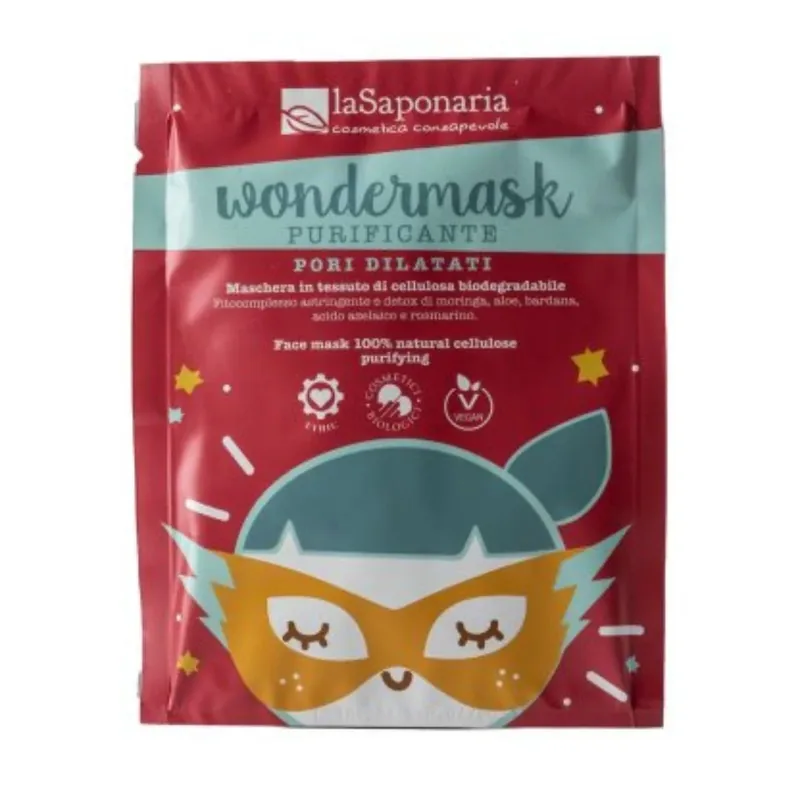 Wondermask maschera in tessuto purificante