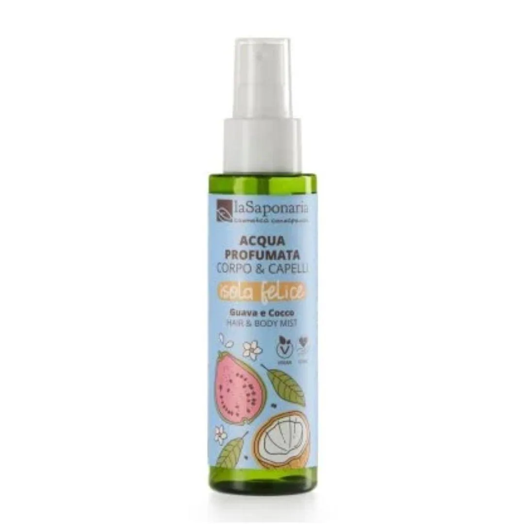 Acqua profumata corpo e capelli isola felice