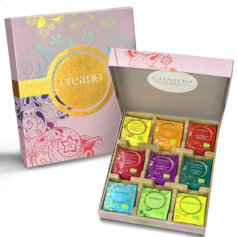 Scatola Regalo Organic Herbal Fruit Spice Tea 45 pezzi