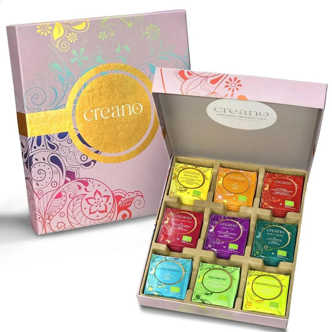 Scatola Regalo Organic Herbal Fruit Spice Tea 45 pezzi