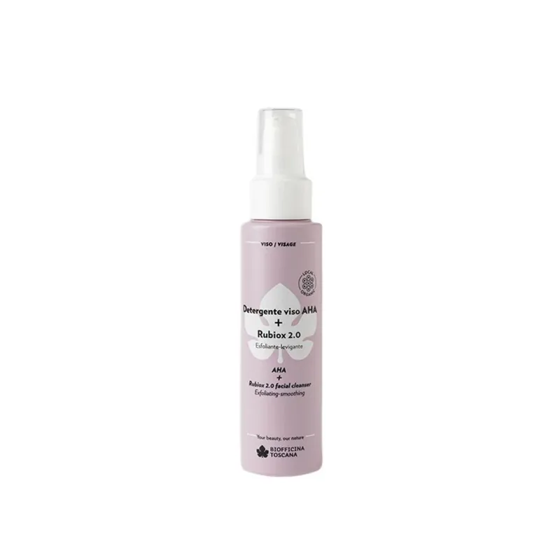 Linea illuminante uniformante Detergente viso AHA + Rubiox 2.0