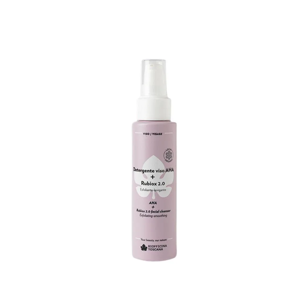 Linea illuminante uniformante Detergente viso AHA + Rubiox 2.0