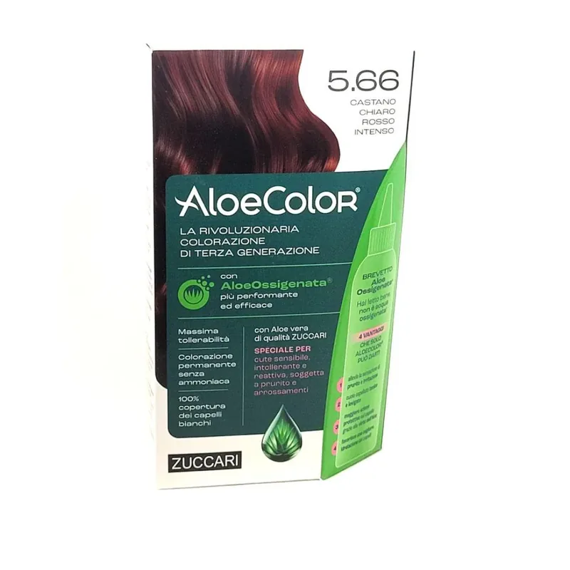 Aloecolor 5.66 Castano Chiaro Rosso Intenso