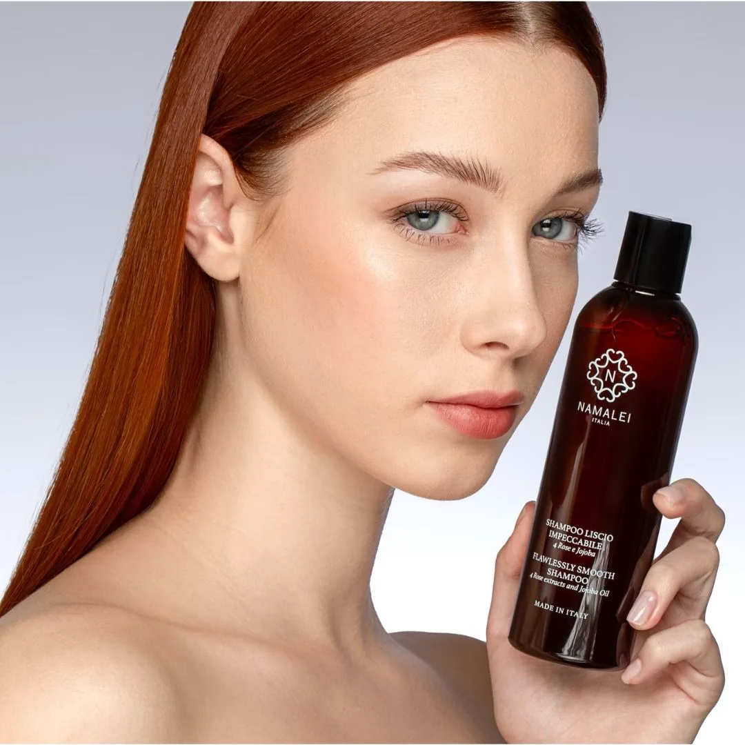 Shampoo Liscio Impeccabile Alle 4 Rose e Jojoba 2