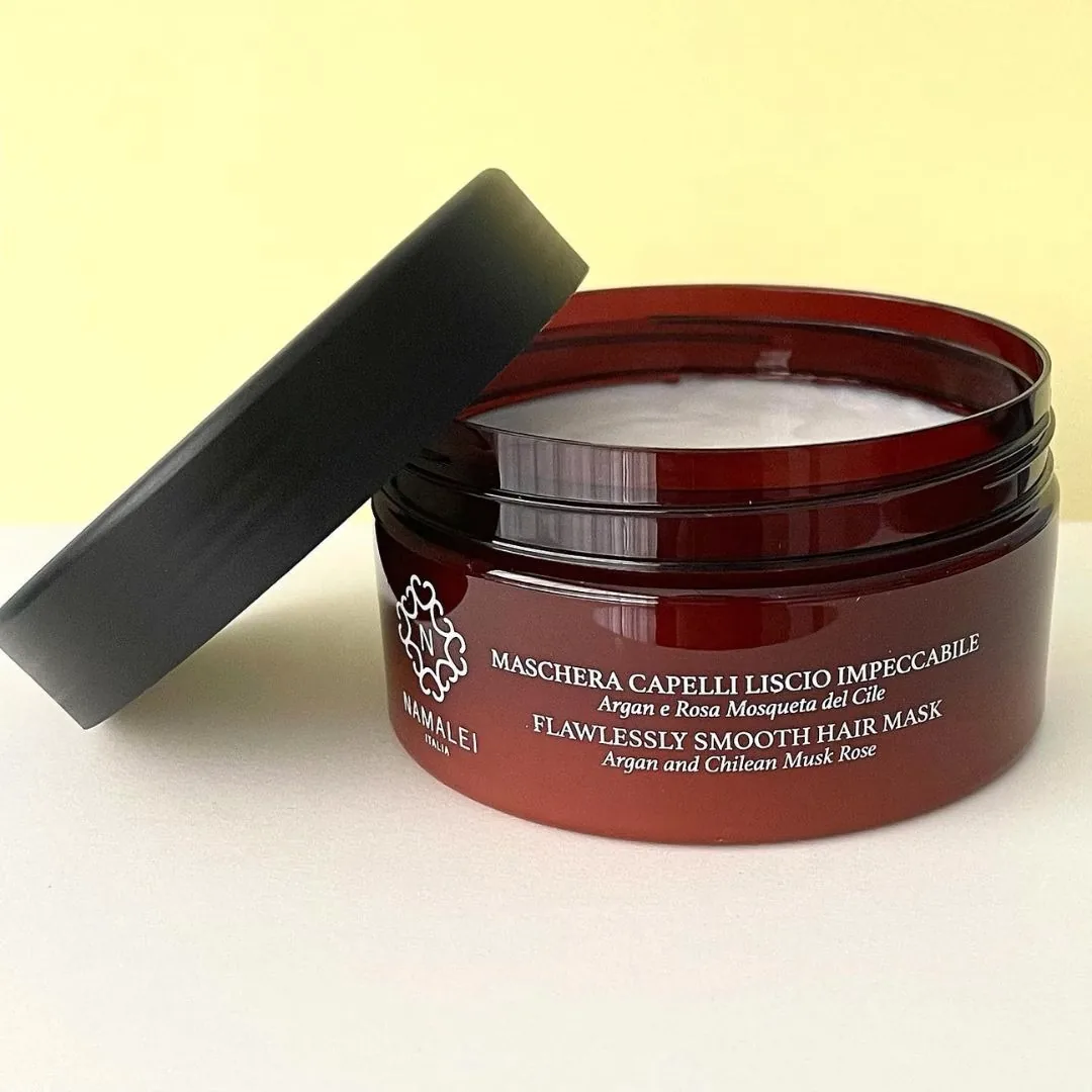 Maschera Capelli Liscio Impeccabile Argan e Rosa Mosqueta del Cile 2