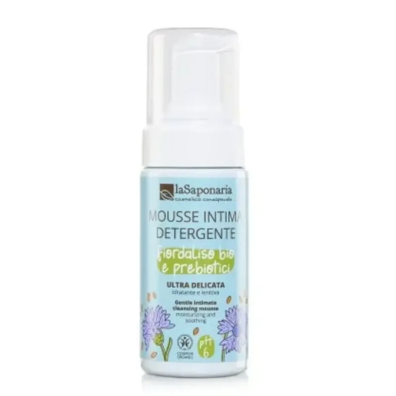 Mousse detergente intima delicata fiordaliso e probiotici