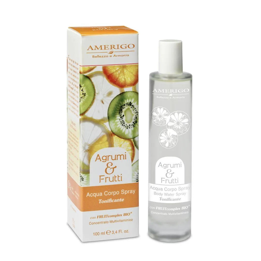 Agrumi e Frutta acqua corpo spray