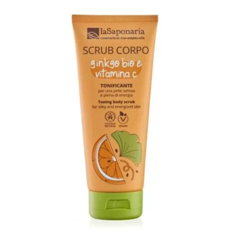 Scrub Corpo tonificante ginko bio e vitamina c