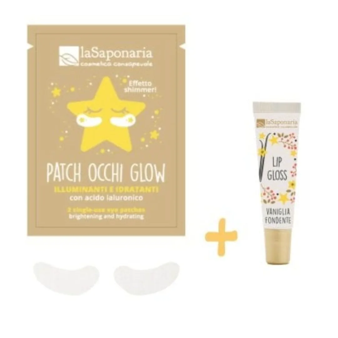 Shine bright like a star Patch Occhi Glow + Lip Gloss Vaniglia 3