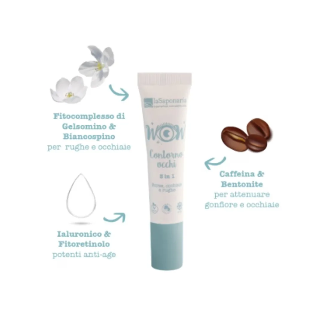 Wow crema contorno occhi 3in1 2