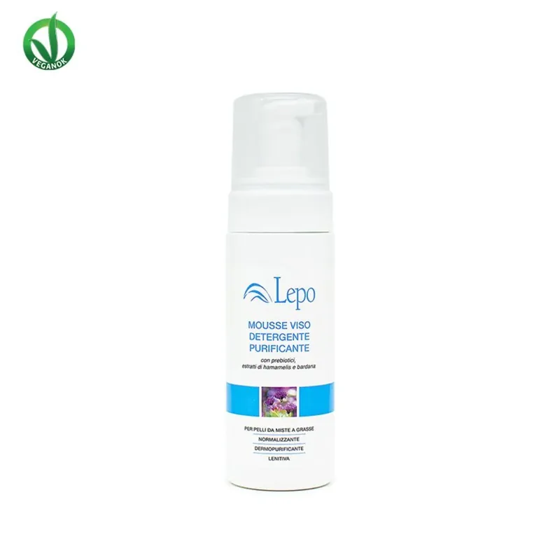 Mousse viso detergente purificante