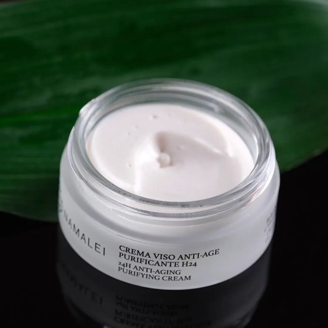 Crema Anti-Age Purificante H24 Rabarbero Cinese e Viola del Pensiero 4