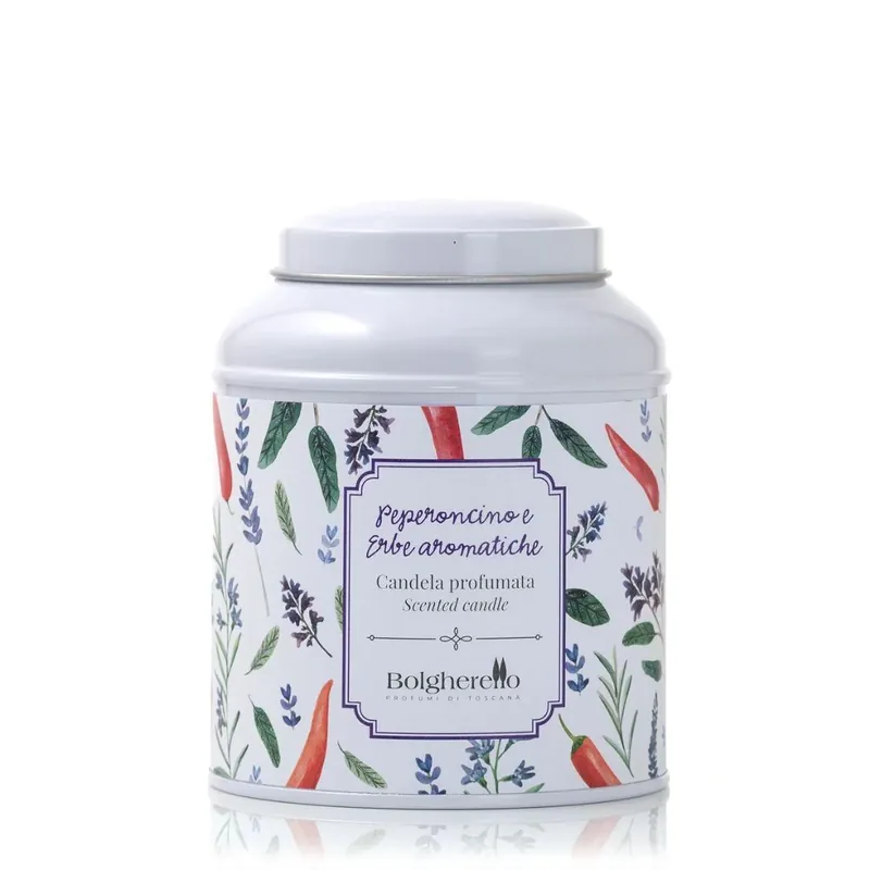 Candela Profumata Peperoncino e Erbe Aromatiche