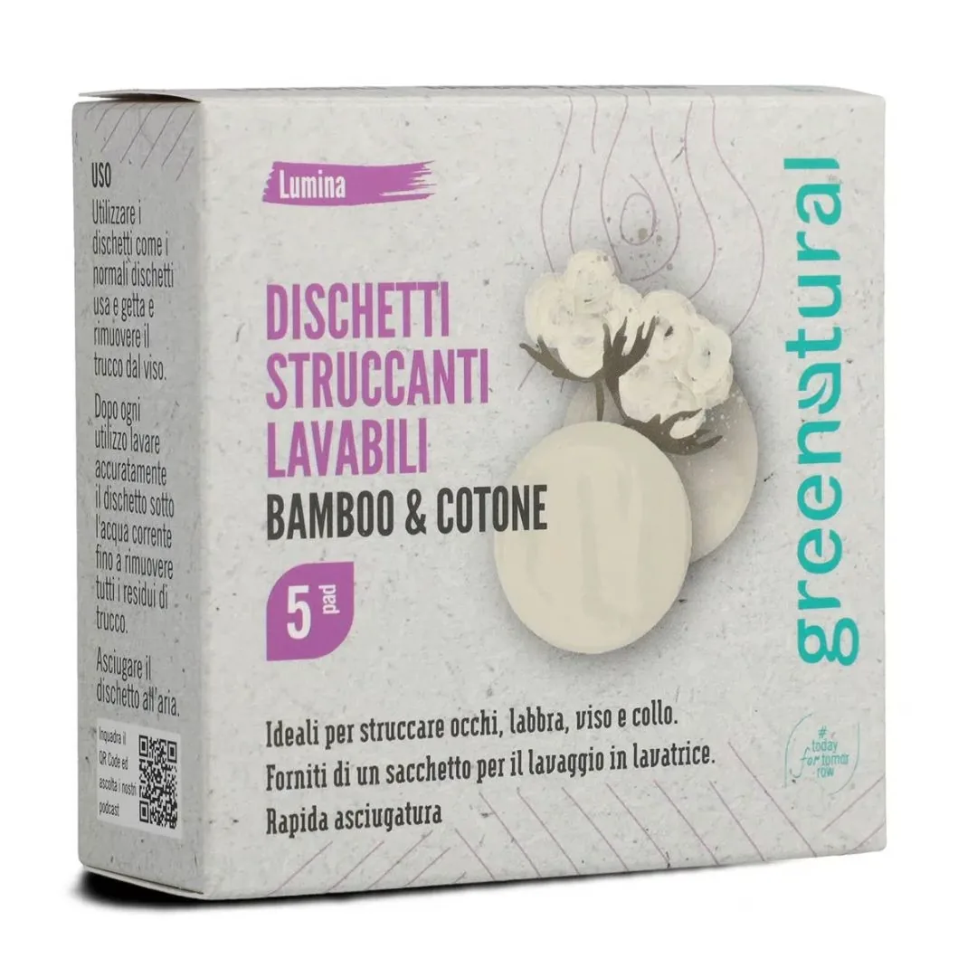 Dischetti Struccanti Lavabili Bamboo e Cotone 5pz