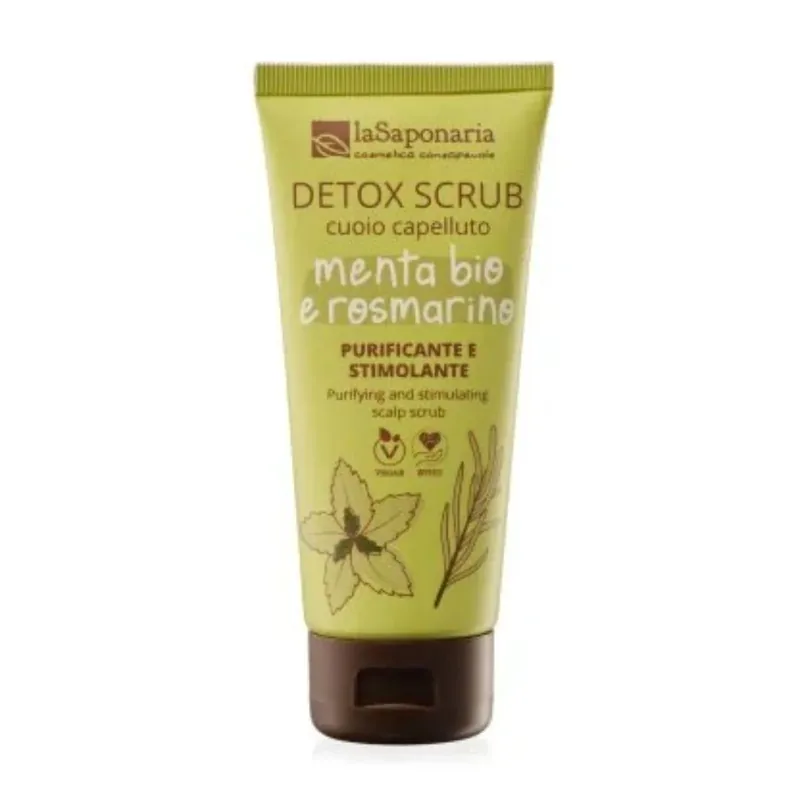 Scrub Cuoio Capelluto Detox Menta Bio e Rosmarino