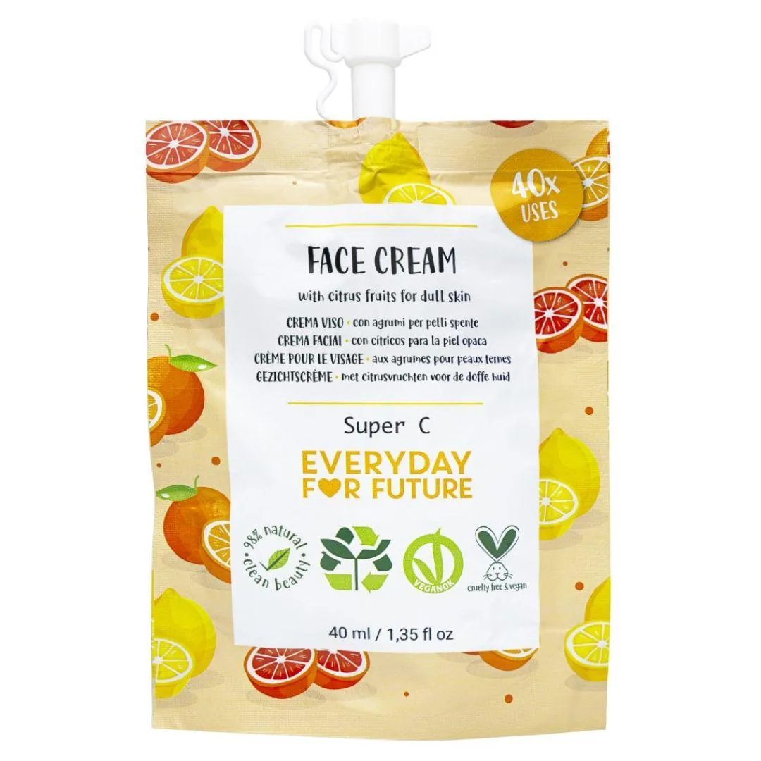 Crema Viso Illuminante con Estratto di Arancia e Lime super c