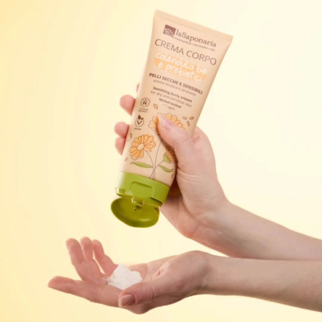 Crema Corpo Pelli secche e sensibili Calendula Bio e Prebiotici 2