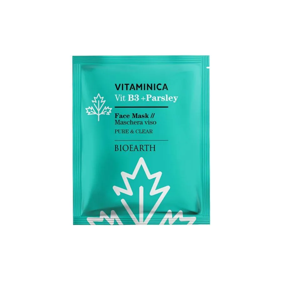 Vitaminica Maschera Monouso Vit B3 + Parsley