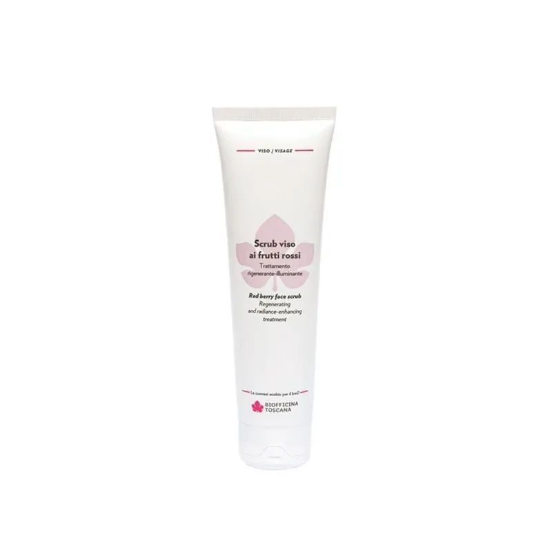 Linea illuminante uniformante Scrub viso ai frutti rossi