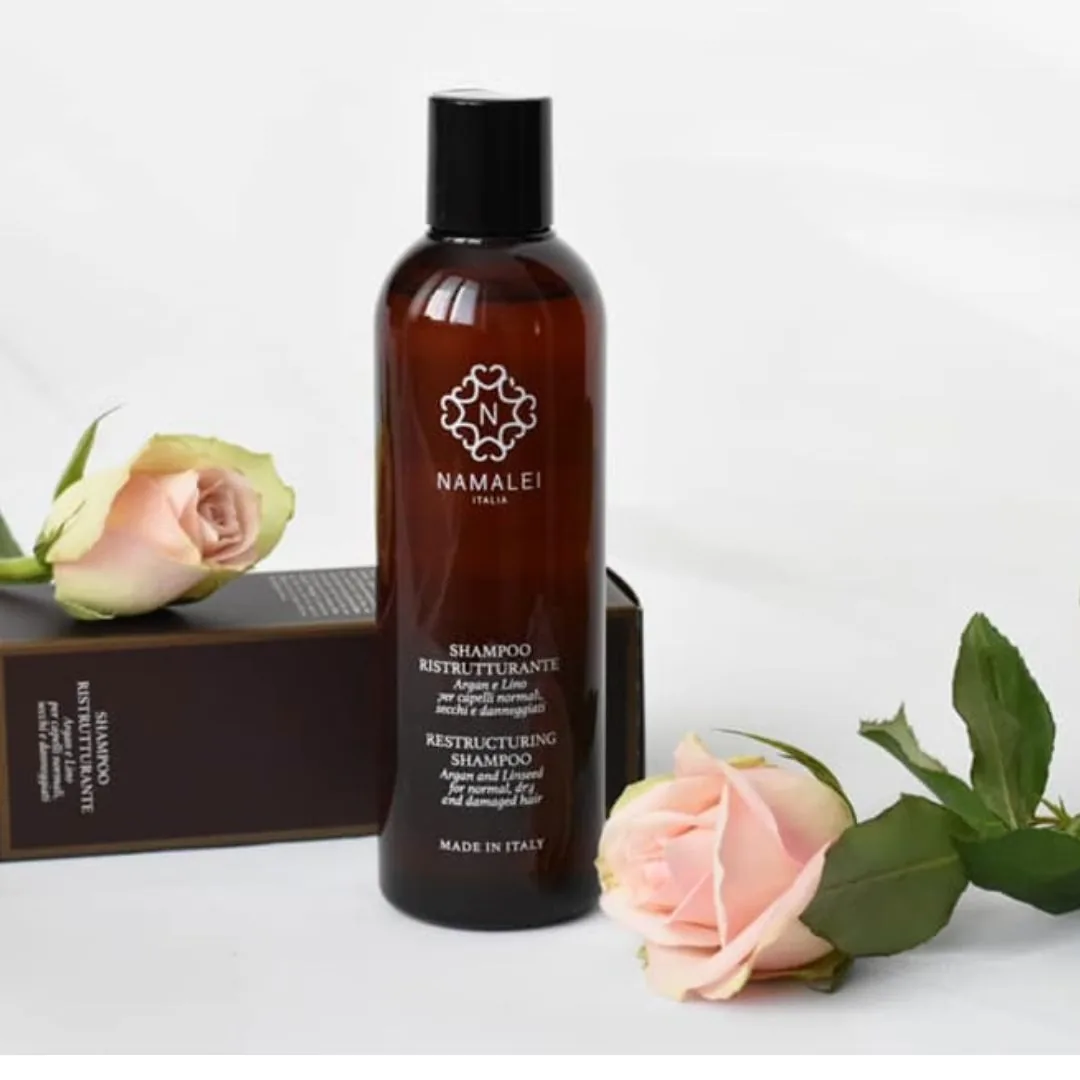 Shampoo Ristrutturante Argan e Lino 2