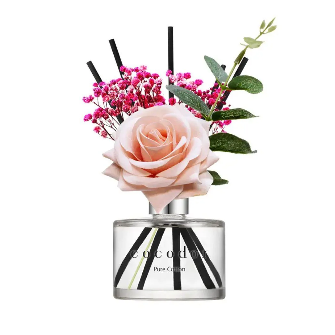 Flower Collection Diffusore a bastoncini Rose pure cotton 2