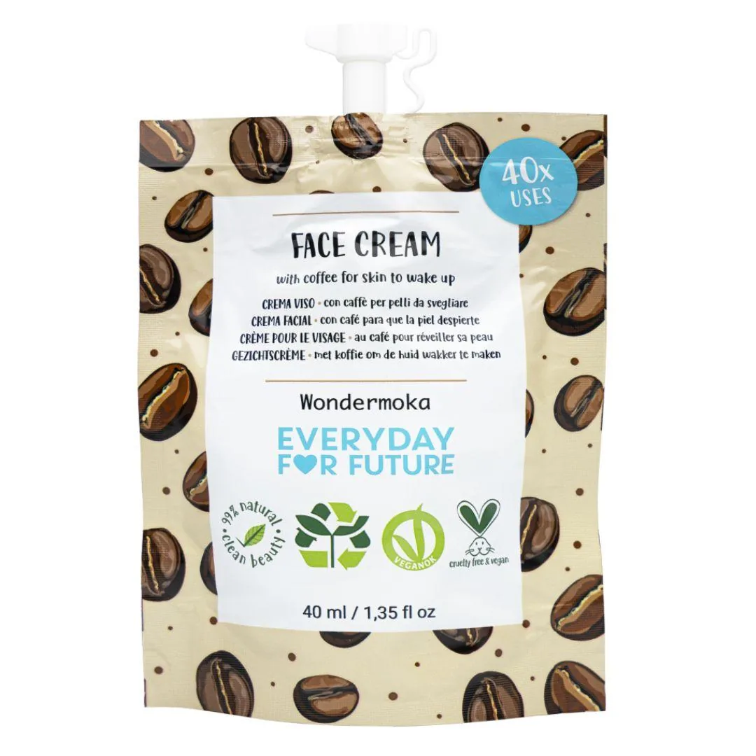 Crema Viso Energizzante con Olio di Caffè wondermoka